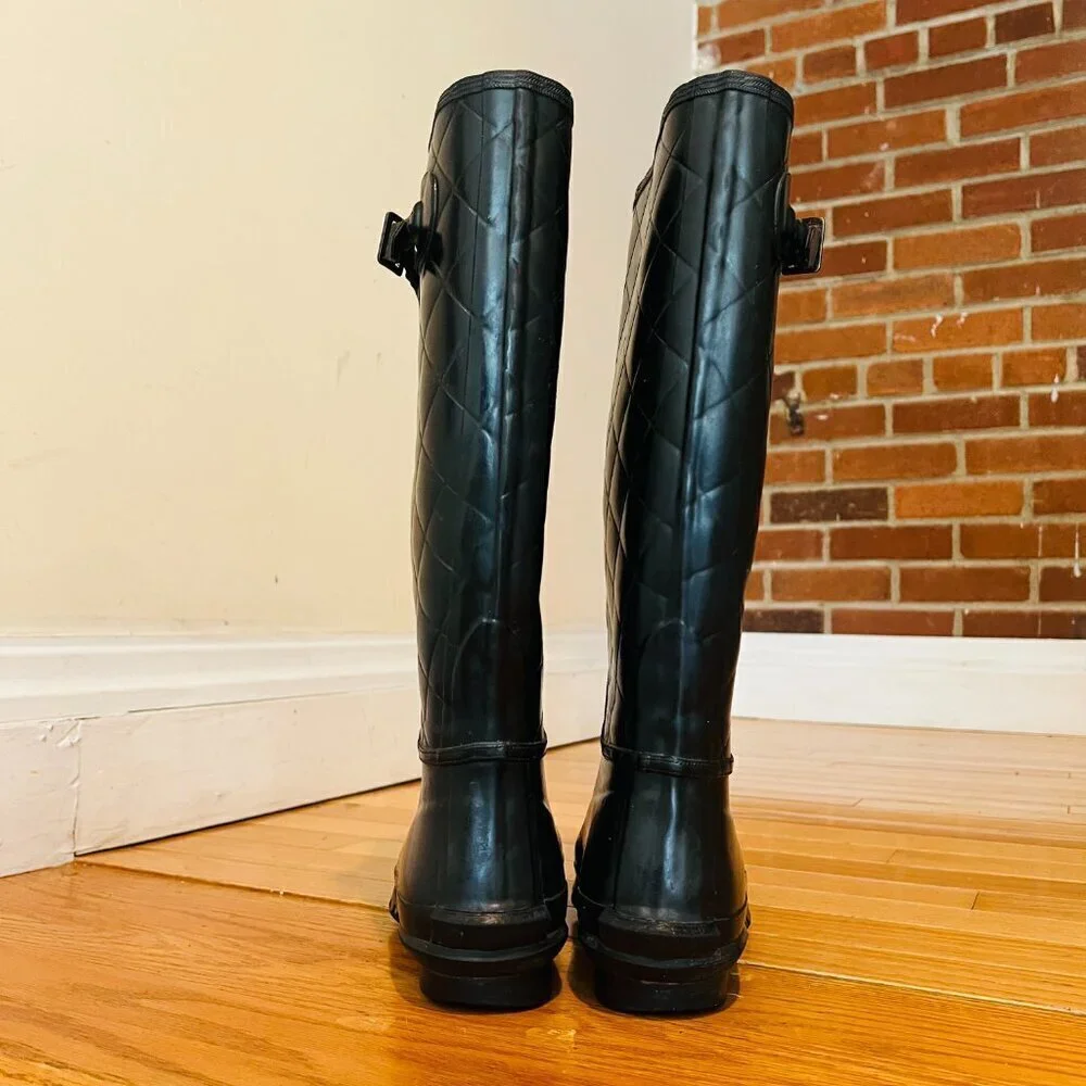 Barbour Women's Bede Wellington Boots Black Size 5
